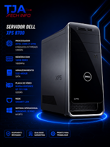 Servidor Dell XPS 8700 Core i7-4790 16GB RAM SSD 480GB GeForce GT 720 1GB Windows 10 Semi Nova
