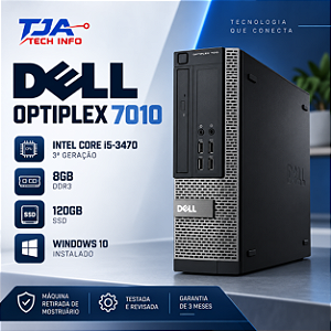 Computador Dell OptiPlex 7010 Core i5-3470 8 GB SSD 120 GB