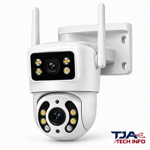 Câmera Wi-Fi Externa JT-9697PRO Dupla iCSee