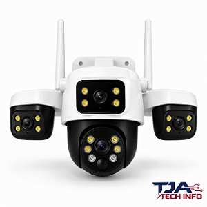 Câmera Wi-Fi Externa 3 em 1 H.264 IPC360 Home