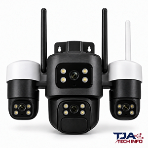 Câmera Wi-Fi Externa 3 em 1 12 MP iCSee