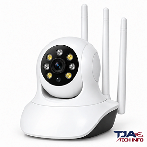 Câmera Wi-Fi Interna JTZ-160BW 3 Antenas Yoosee