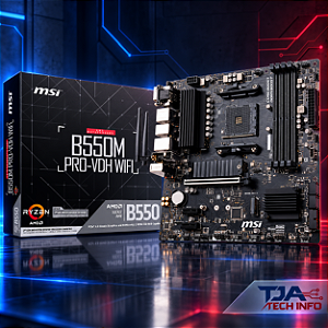 Placa-mãe MSI B550M PRO-VDH WIFI AM4 DDR4