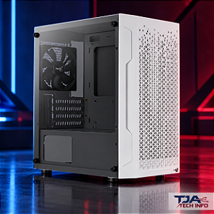 Gabinete Gamer Aerocool Trinity Mini Branco – 1 Ventoinha
