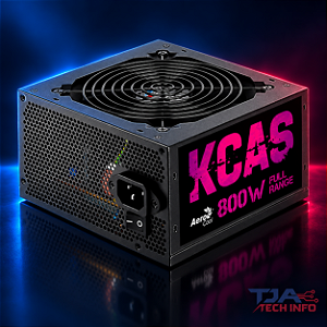 Fonte Aerocool KCAS 800W 80 Plus Bronze
