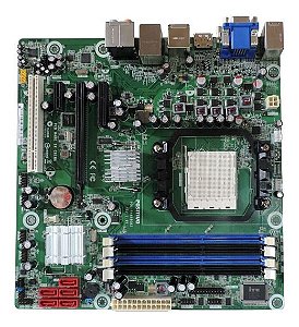 Placa mãe socket AMD3+ DDR3 4 banco memoria