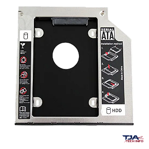 Adaptador Caddy 12,7 mm para Notebook HD/SSD SATA 2,5"