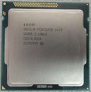 Processador Intel Pentium  G620 2.60ghz  Lga Socket 1155 SEMI