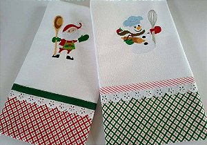 Kit Panos de prato de Natal