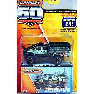 Ford F-350 Superlift Brush Truck - 60 Years Matchbox