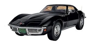 Chevrolet Corvette C3 1968 1/24 - Exclusivo assinantes American Cars - Banco do motorista solto