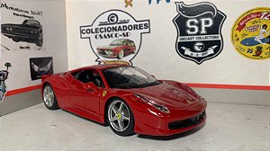 Ferrari 458 Italia - 1/24 - Acompanha base - sem caixa