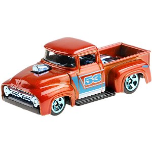 Custom '56 Ford Truck - Aniversário 53 Anos - Laranja e Azul - GRR37