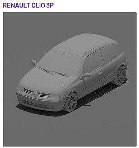 Clio 2 portas - 2004-2012 - 1/43 - 3D