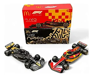 Kit 2 Miniaturas Mcdonalds Fórmula  1 Filmes 1/43