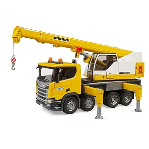 Scania - Caminhão Guindaste R-Series Liebherr - Escala 1:16