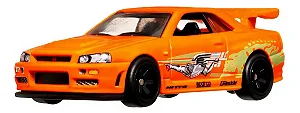 Nissan Skyline GT-r (bnr34) Laranja - Velozes e Furiosos