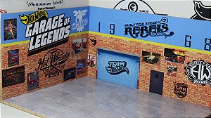 Diorama - Garage Of Legends - 1/64 - MDF