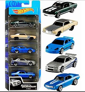 Hot Wheels Velozes e Furiosos 2019 Kit c/ 6 Carrinhos Mattel