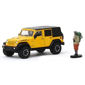 2015 Jeep Wrangler Unlimited Rubicon Hard Rock c/ Mochileiro - The Hobby Shop 8 - Greenlight