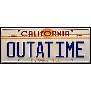 Placa Out a Time - California - MDF 