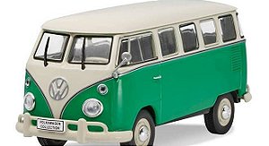  Volkswagen Kombi Luxus (1973) - Verde/ Branco - 1:43 