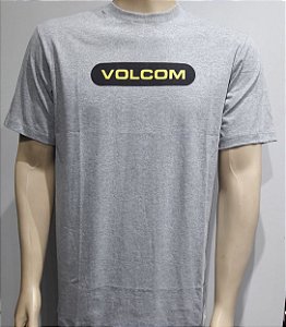 Camiseta Volcom New Euro Mescla Cinza