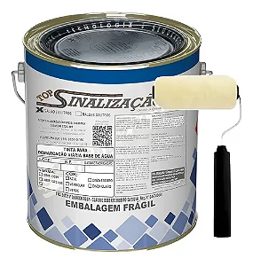TINTA  ACRÍLICA, SOLVENTE  PARA DEMARCAÇÃO VIÁRIA   3,6 L.