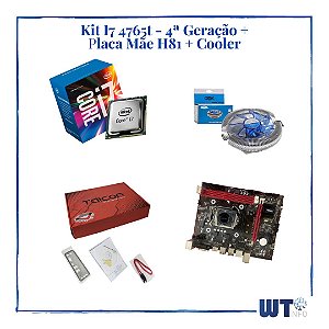 Kit I7 4765t - 4ª Geração + Placa Mãe H81