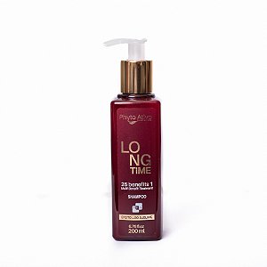 Shampoo LONG TIME 300ml | Nutrição Bio-Tecnológica | Phyto Ativo