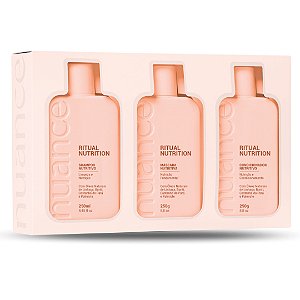 Box Ritual Nutrition 250ml | Para Cabelos Secos, Fragilizados e Quimicamente Tratados | Nuance