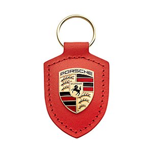 Chaveiro Emblema Porsche 'Driven by Dreams', Edição Limitada, coleção 75Y Porsche Sports Cars