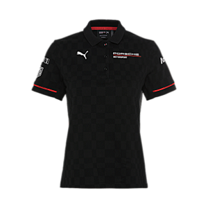 Camisa polo feminina, coleção Motorsport