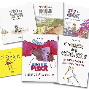 Pacote promocional com todos os livros do autor Caetano Cury