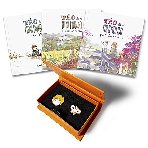 Coleção Téo & O Mini Mundo COMPLETA + Pins Téo & Eulália