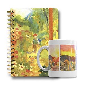 Planner Téo & O Mini Mundo + Caneca Que Pena que Acabou