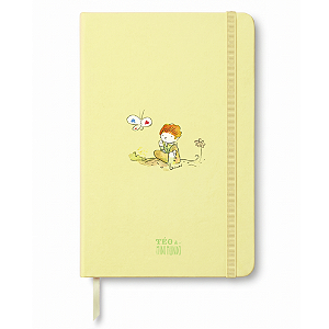 Caderno Oficial Téo & O Mini Mundo Amarelo - Pautado