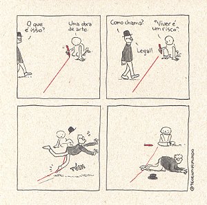 Print Viver é um risco (AUTOGRAFADO)