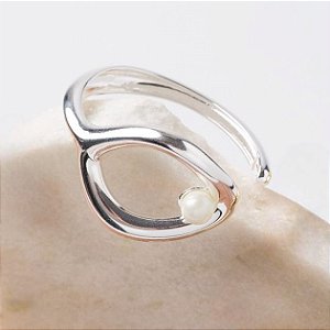 Bracelete Antônia - Ródio e Pérola