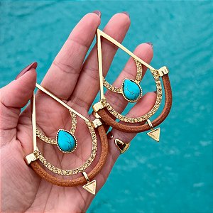 Brinco Lembrança - Turquesa