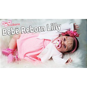 Mini Bebê Reborn Silicone Sólido Completo *Dulce*