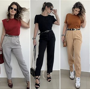 CALÇA ALFAIATARIA CENOURA