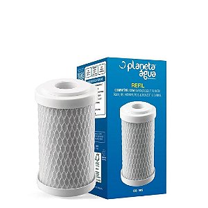 REFIL CARBON BLOCK 5" SEM ROSCA