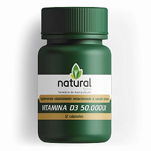 Vitamina D3 50.000UI 12 Cápsulas