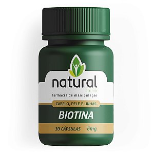 Biotina 5MG 30 Cápsulas