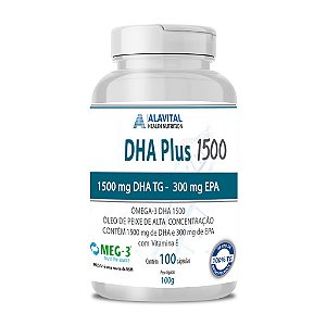 DHA PLUS 1.500mg TG  100 CAPS - ALAVITAL