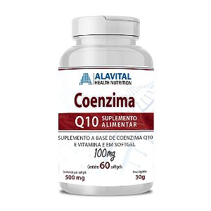COENZIMA COQ10 60 CAPS - ALAVITAL