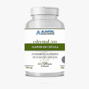OLIVITAL - ÓLEO DE OLIVA 120 CAPS - ALAVITAL HEALTH NUTRITION