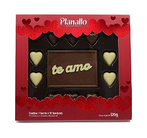 Estojo de Bombons Coração C/Placa 120g - Planalto - UN