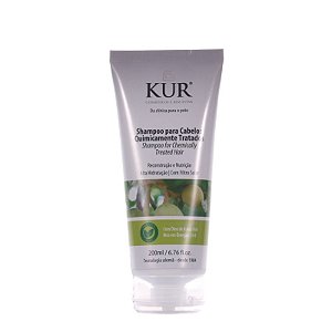 Shampoo Para Cabelos Quimicamente Tratados -200ml - Kur